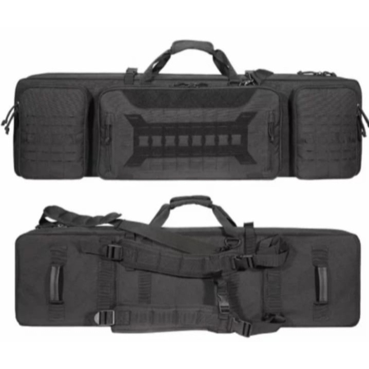tas senjata laras panjang 60cm-140cm.tas senjata airsoftgan 2 kompertmen.gan bag