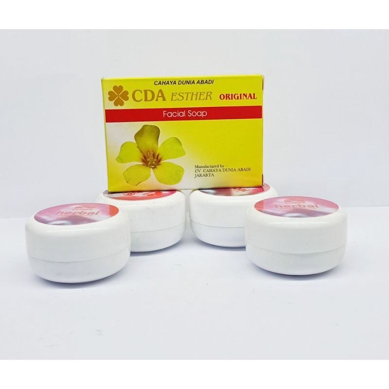 (Paket) Cream Esther Herbal &amp; Sabun Esther Cda