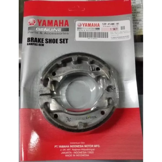 Kampas Rem Belakang Yamaha Jupiter Lama,Vega,Crypton,Alfa,FIZ R 5TP