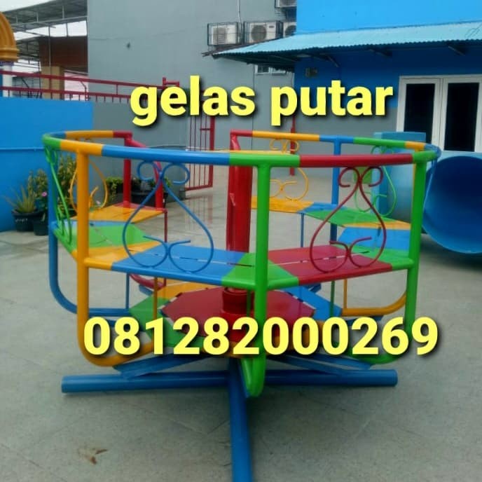 AYUNAN BESI TK PAUD. MAINAN GELAS PUTAR. GRATIS ONGKIR JABODETABEK