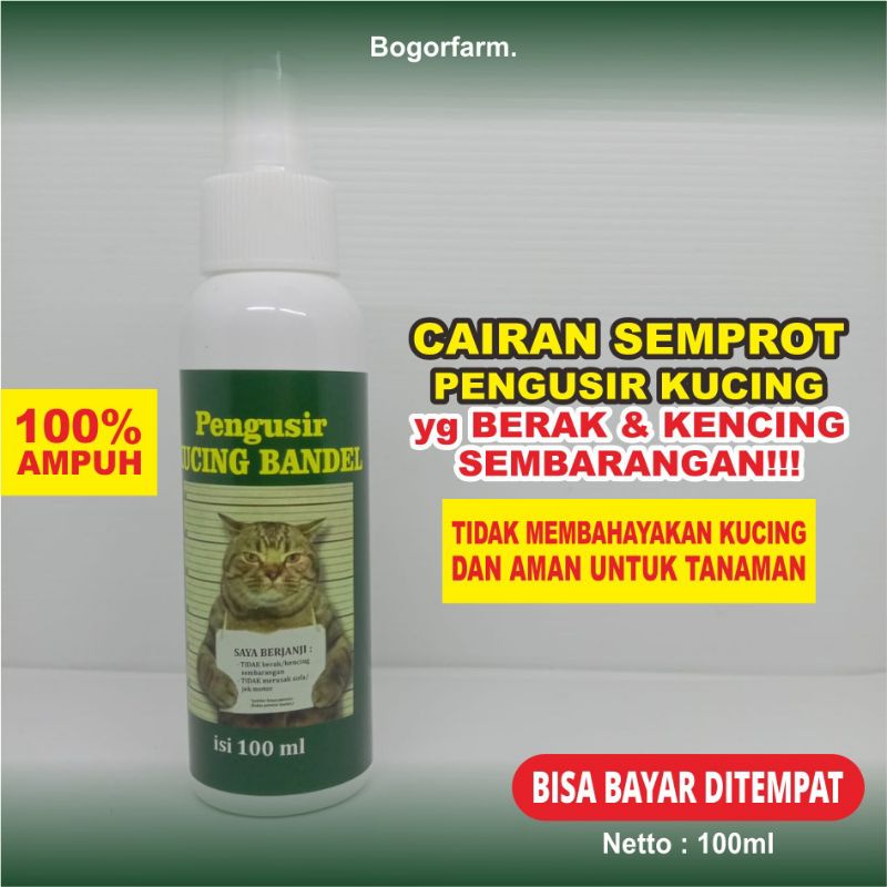 [bogorfarm] PENGUSIR KUCING LIAR 100ml | Cat Repellent | Pengusir Kucing Bandel | Cairan Pengusir Kucing | Spray Anti Kucing