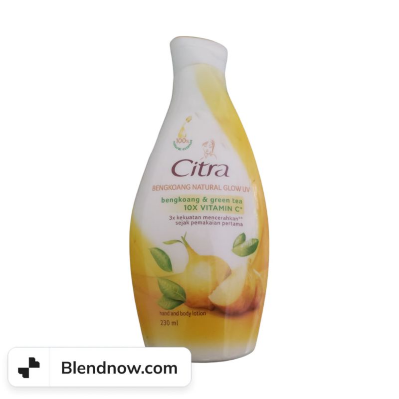 citra hand body bengkoang natural glow uv