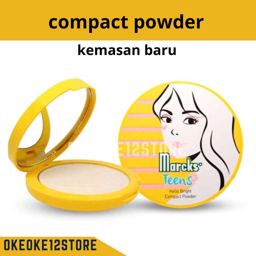 Marck teen compact powder healthy glow finish look