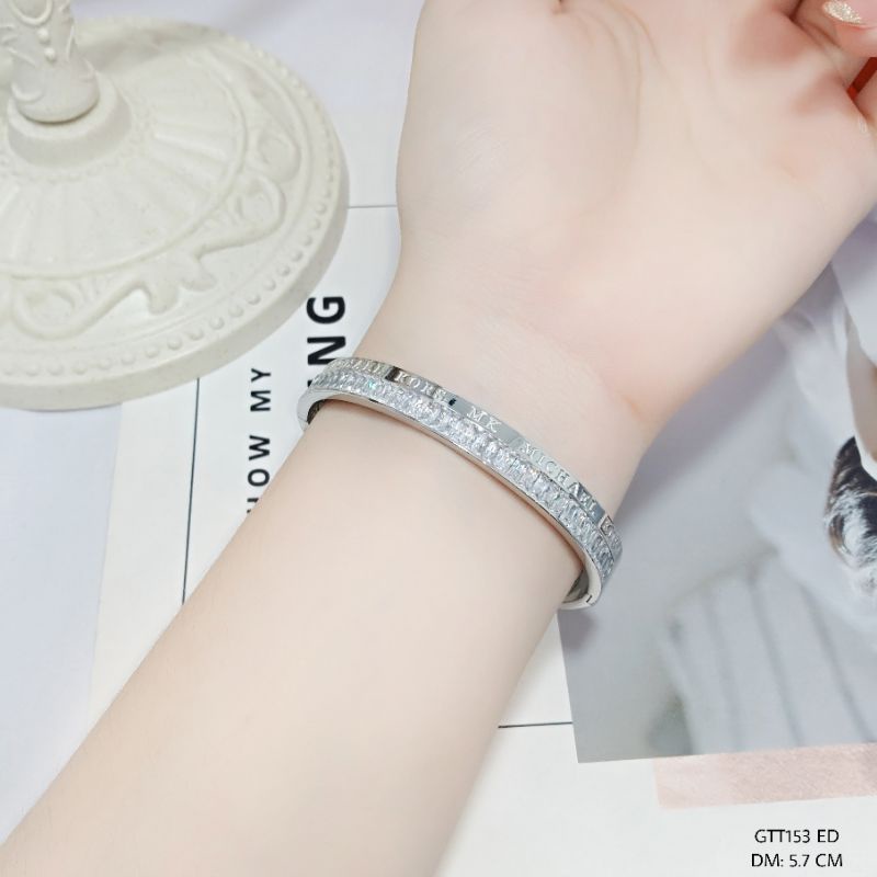 Gelang Titanium Wanita Silver GTT153 ED