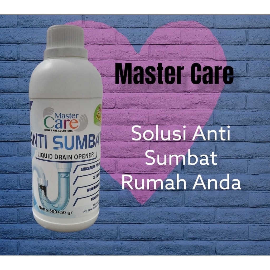 MASTER CARE ANTI SUMBAT UNTUK WC MAMPET DAN SALURAN AIR TERAMPUH!