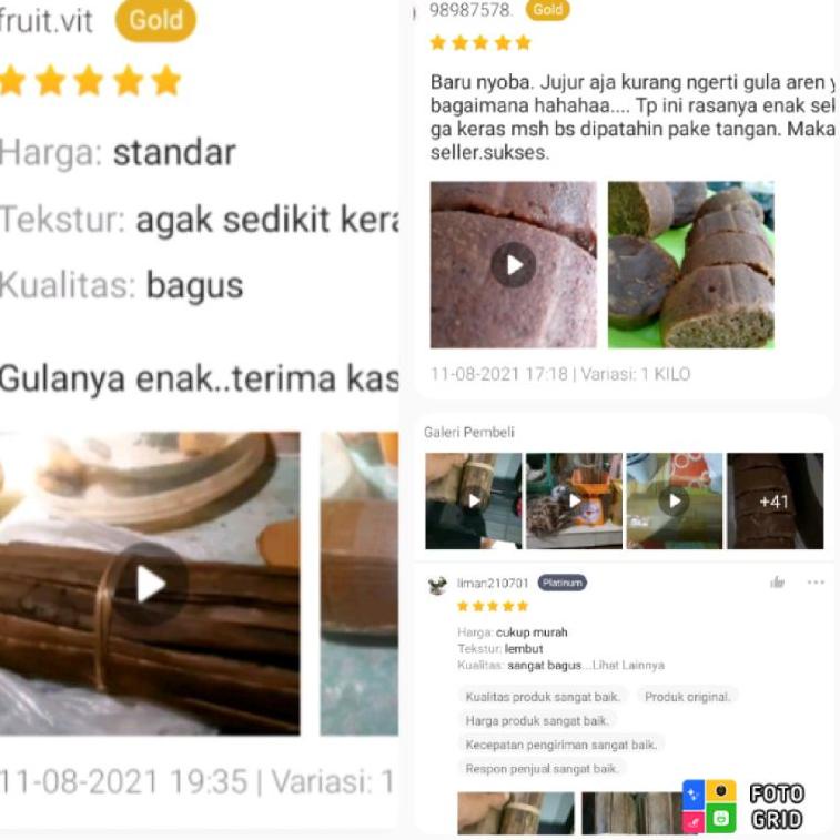 

Termurah dan terbaik GULA AREN 100% ASLI HAS CIAMIS BUNGKUS DAUN 1 KG !!