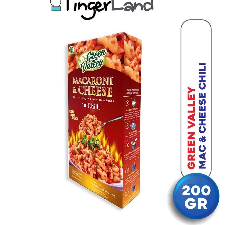 

kode4v9Uj--GREEN VALLEY Macaroni and Cheese 'n Chilli 200 gram Mac n Cheese Pedas