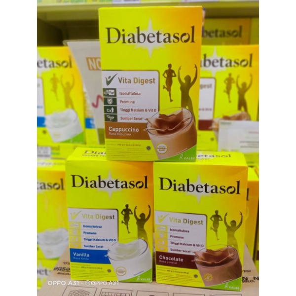 

DIABETASOL SUSU VANILA,COKLAT,CAPPUCCINO 600gram