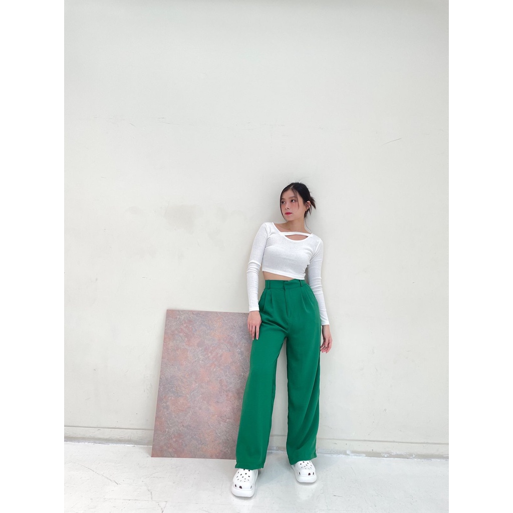 POTTIE - Avery Cullotes Pants - Long Culottes High Waist