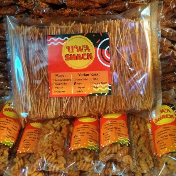 

Ready Now--MIE LIDI DAN MAKARONI SPIRAL 1KG UWA SNACK