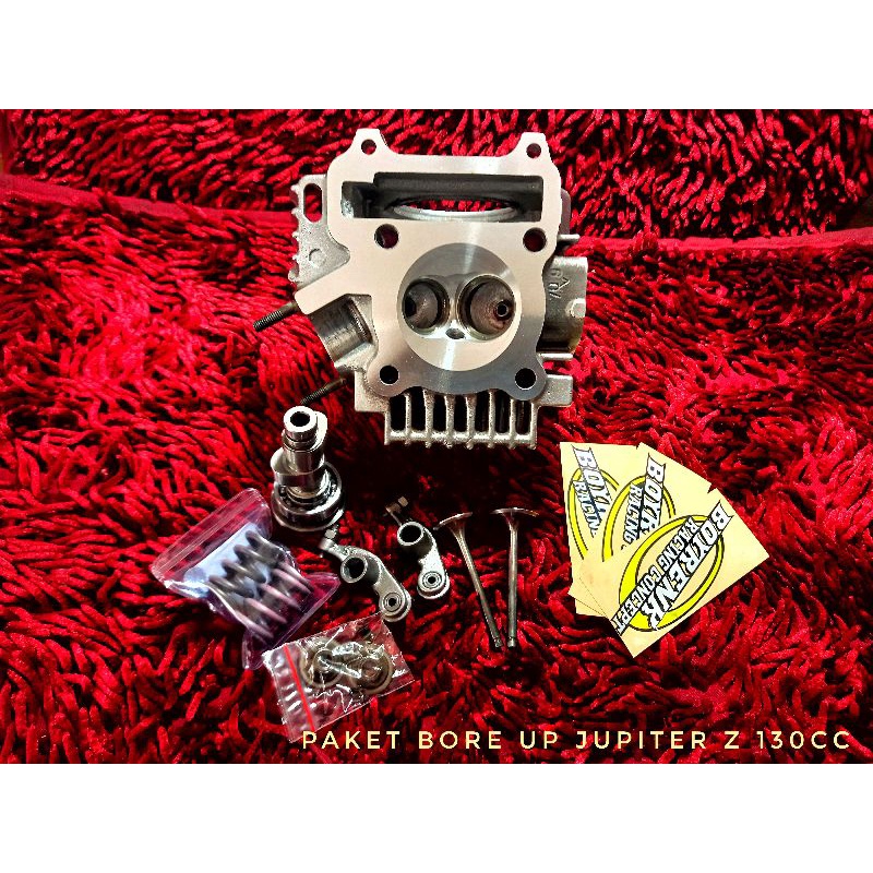 PAKET HEAD BORE UP JUPITER Z VEGA R 130CC - BOYRENK RACING CONCEPT