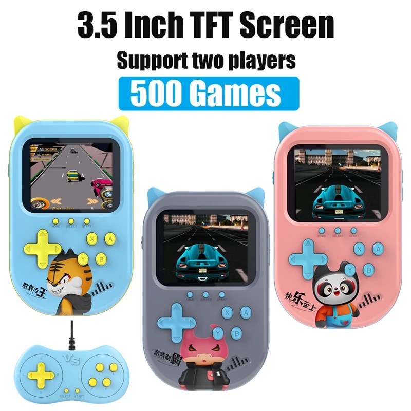 Gameboy Retro Powerbank 5000 mAh 500 in 1 Mini Portable SUPREME A11 Series Console Game 1 PLAYER / 2 PLAYER