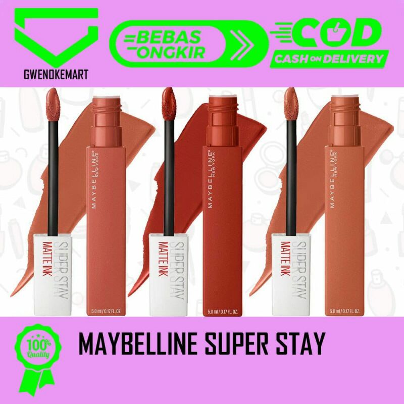 MAYBELLINE LIPSTICK SUPER STAY MATTE LIQUID INK LIPSTIK