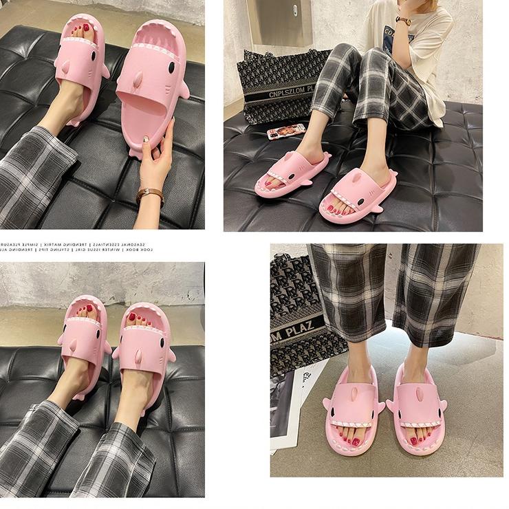 Ready VTABK Sandal Hiu Dewasa Sandal Jelly Import Sandal Rumah Eva Ringan Nyaman Sendal Pasangan Kor