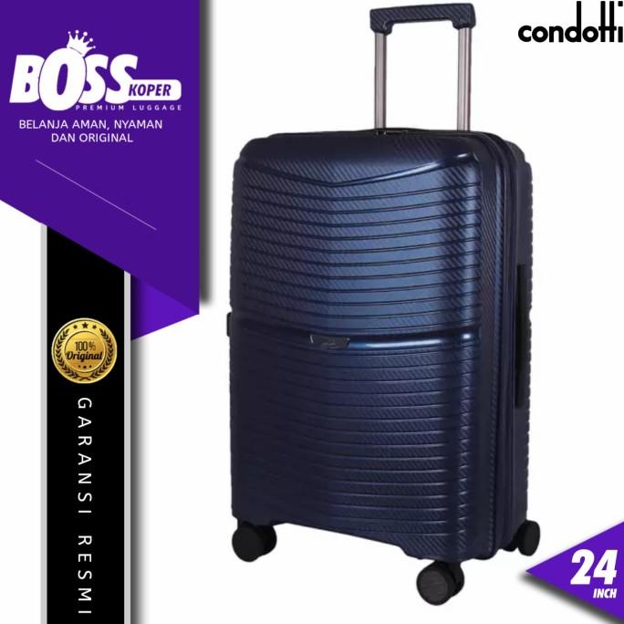 Koper 24 Inch Condotti (63135) Hardcase Medium Expand + Sangat Kuat Amwliadwiputri
