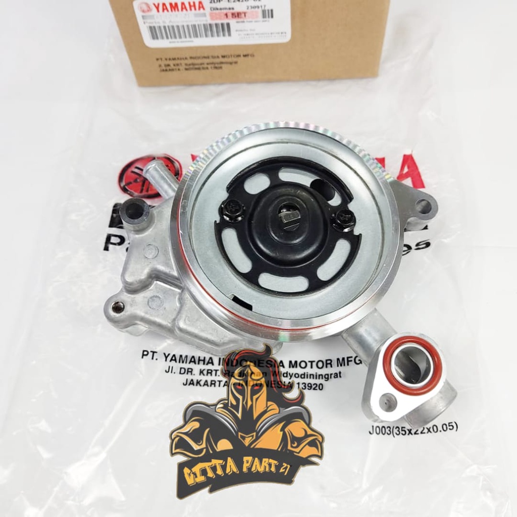 WATER PUMP WATERPUMP ASSY KOMPLIT YAMAHA YGP 3C1 KUALITAS ASLI ORIGINAL YAMAHA YGP PRESISI TODAK BOCOR BAHAN BERKUALITAS POMPA TERATUR BERFUNGSI DENGAN BAIK DAN DIJAMIN AWET JUPITER MX KING MX KING NEW MX KING OLD LAMA VIXION NEW VIXION OLD R15 V3 V2