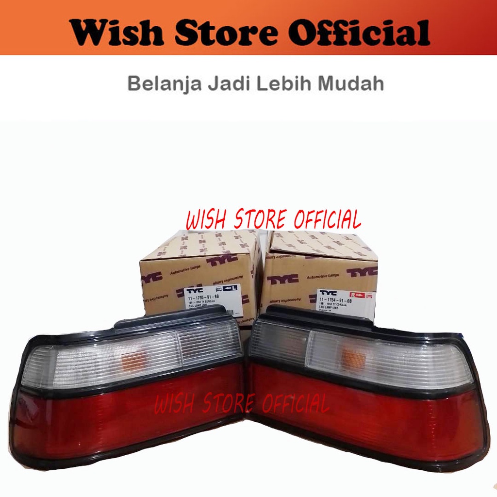 [PCS] Lampu Stop Lamp Rem Stoplamp Sein Sen Belakang Toyota Corolla Twincam 1991 1992 TYC