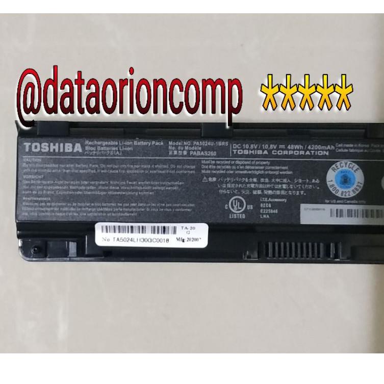 Belanja Nyaman--Original Baterai Battery Toshiba Satellite C800 C800D C840 C875 L800 L805D L840 L845