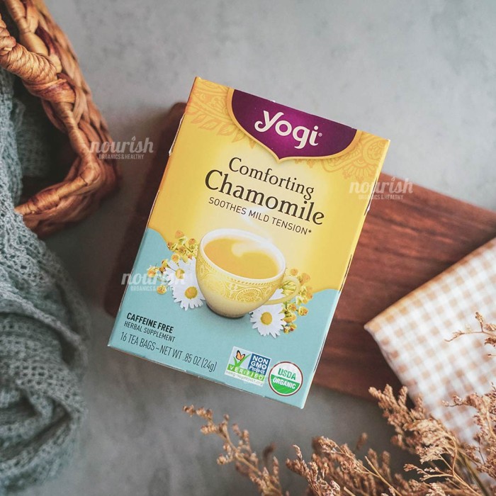 Jual YOGI TEA, COMFORTING CHAMOMILE, 16 TEA BAGS, (24GR) | Shopee Indonesia