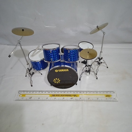 Satu Set Miniatur Drum Ukuran Besar Diameter Bass Drum 9 Cm Untuk Hiasan dan Koleksi Kwalitas oke