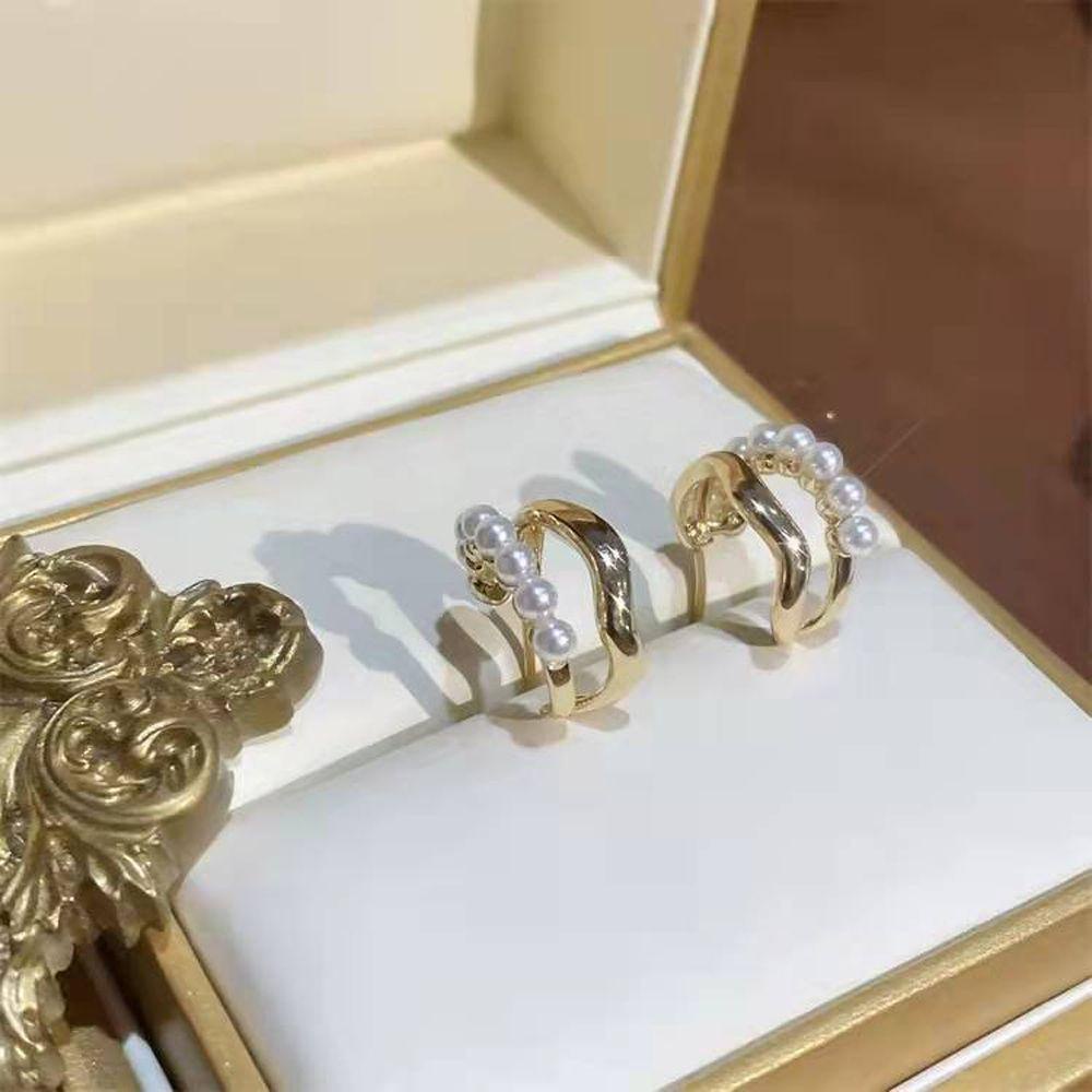Anting Tusuk Klip Korea Terbaru Minimalis Simple Dalika