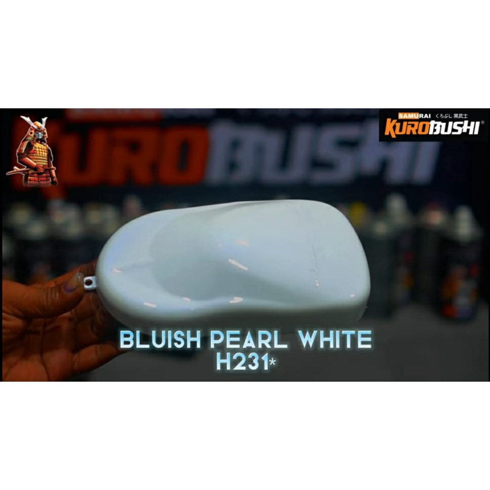 SAMURAI PAINT H231* HONDA BLUSH PEARL WHITE 400ml CAT SEMPROT SPRAY PAINT PILOC PILOK