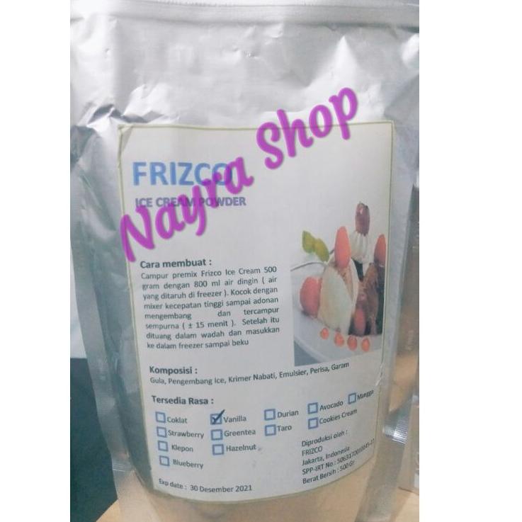 

Terbaru 10.10 Ice Cream FRIZCO/Es Krim FRIZCO 500gram murah