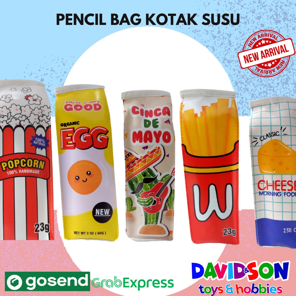 

PENSIL BAG KOTAK SUSU / TEMPAT PENSIL KARAKTER / STATIONERY