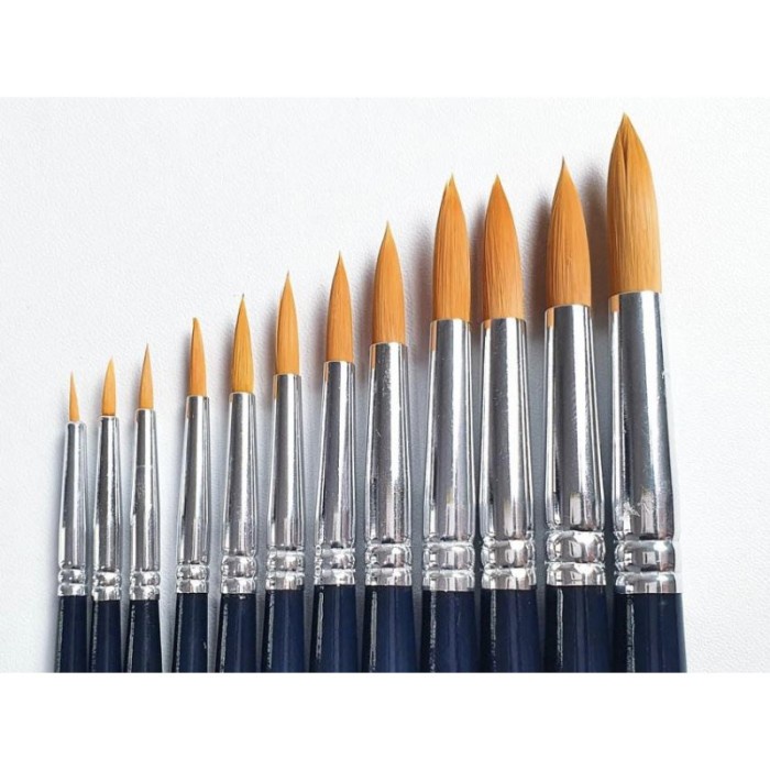 

Murah Kuas Lukis Nylon Lyra Round 1- 12 Paint Brush Bulat Satuan Cat Air Hot Sale