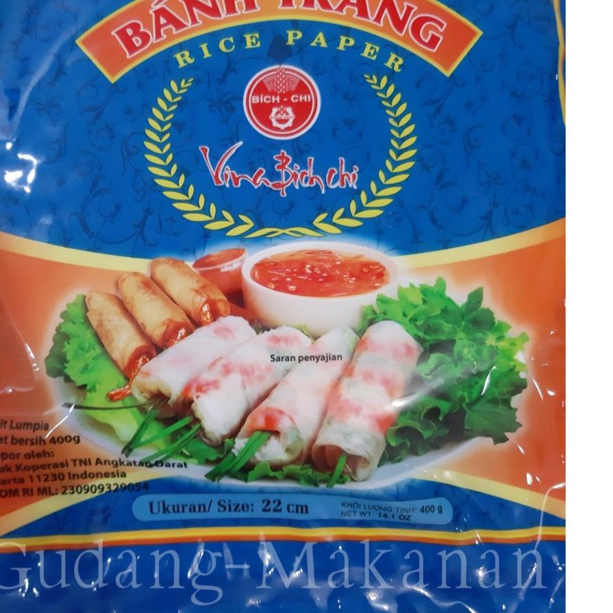 

Grosiran Murah Kulit Lumpia Vietnam 400gr Banh Trang Rice Paper 22cm !