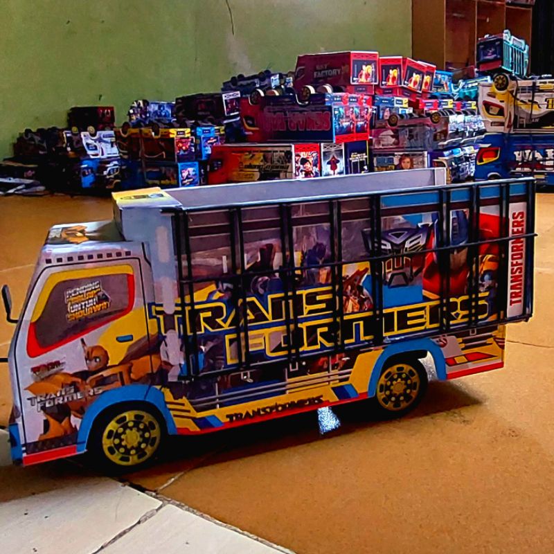 Truk Oleng Mainan 5 Transformer Besar ukuran panjang 42 cm