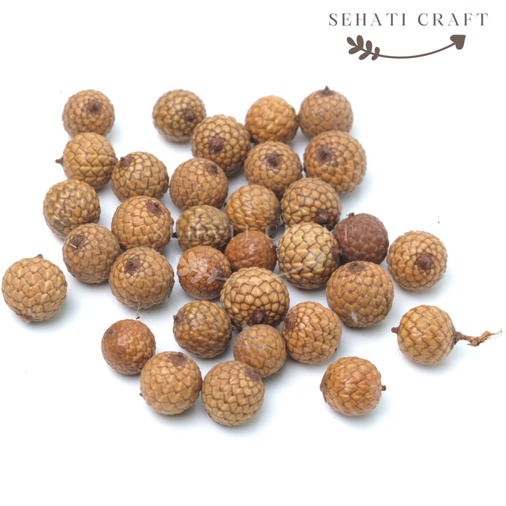 Biji Rotan Bulat Rustic