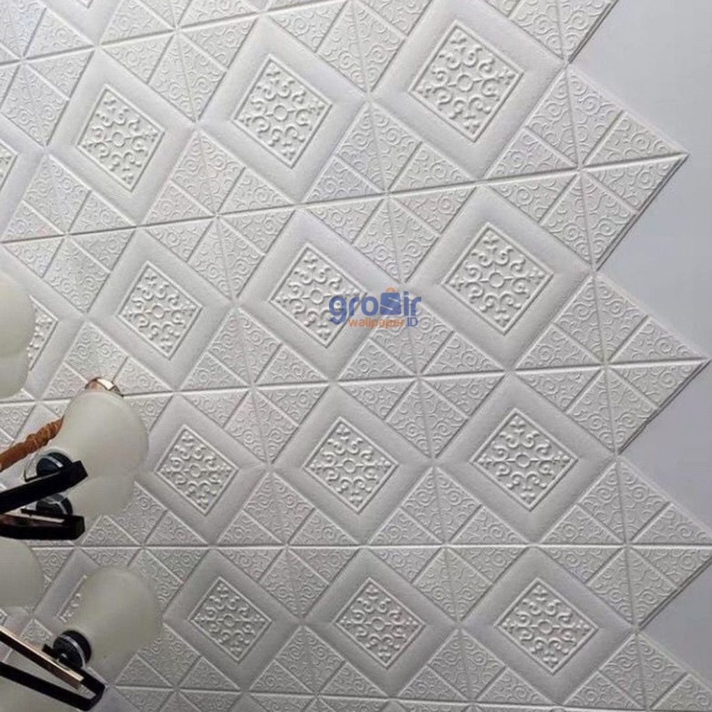 (COD) Wallpaper 3D Sticker Dinding Plafon Atap Ukuran 70X70CM High Premium Quality Termurah