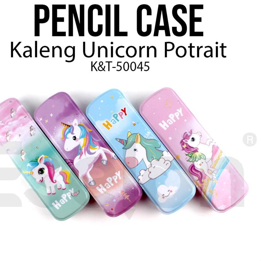 

ク Kotak Pensil Kaleng Unicorn 50045 / Tempat Pensil Fancy Unicorn ㆁ