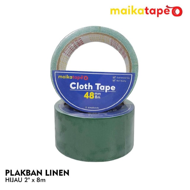 

PLAKBAN LINEN HIJAU UKURAN 2 X 8M