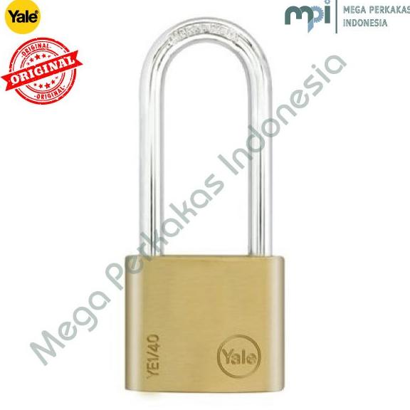 Gembok Padlock Yale Ye1 40 152 Brass Padlock Essential Series