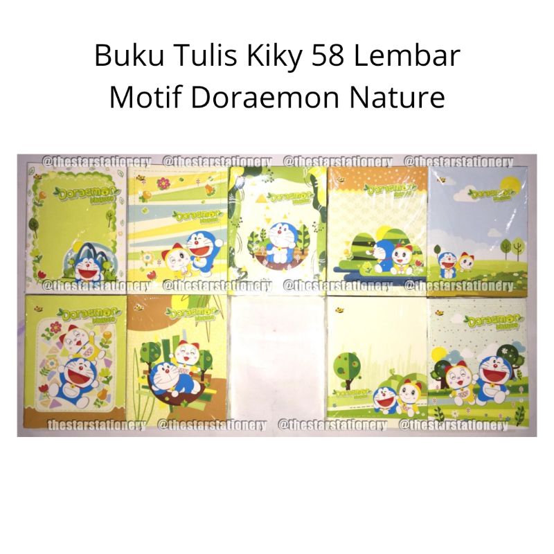 

(1 Pak isi 10 Buku) Buku Tulis KIKY 58 Lembar Garis Warna / Buku Tulis KIKY 58 Warna (1 Pak/10)