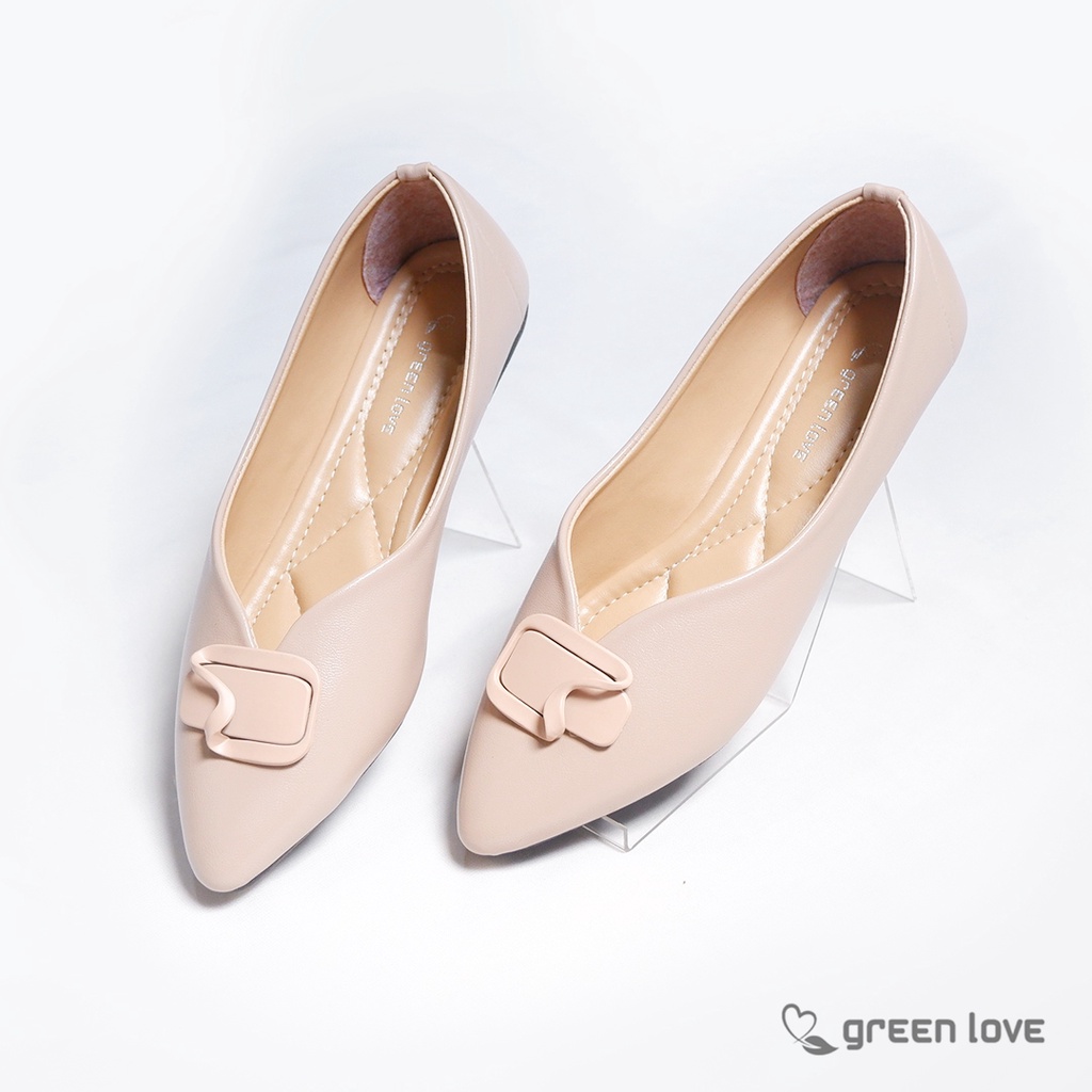 Green Love Sepatu Flat AMOUR