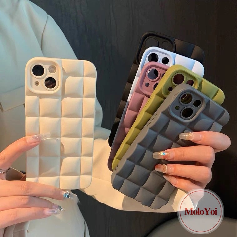 Soft Case Warna Permen Gaya Vintage Untuk iPhone 7plus XR 11 12 13 14 Pro MAX X XS MAX 6 6s 7 8 Plus SE 2020