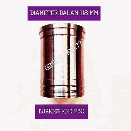 KND 250 CYLINDER LINER BURENG BORING UNTUK MESIN DIESEL KUBOTA
