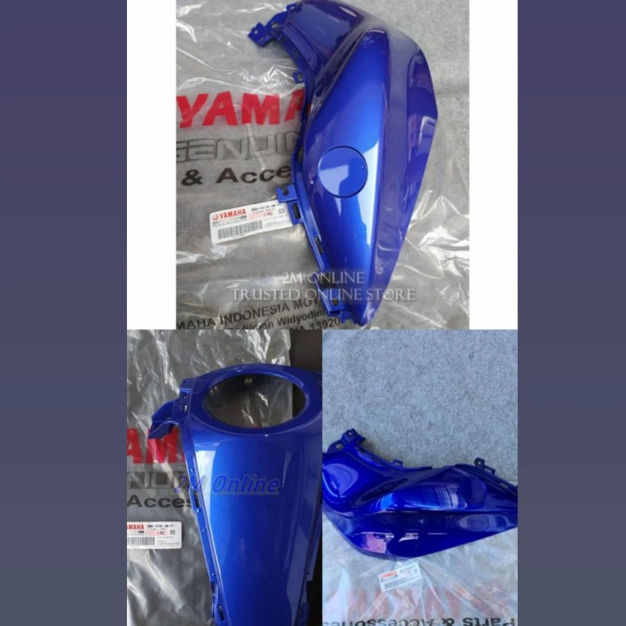 COVER TANGKI YAMAHA MT15 BIRU ORIGINAL