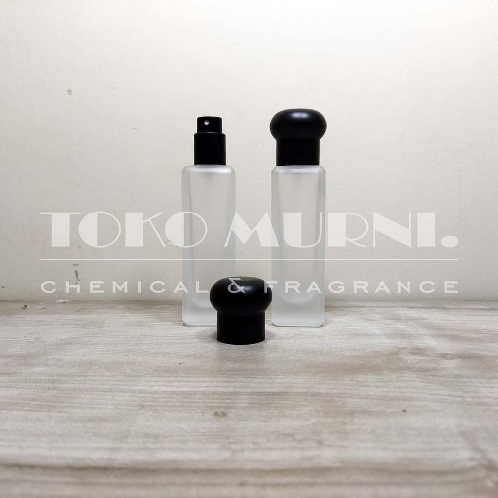 Botol Parfum PX 162 / Jojomalone Doff Hitam Tutup Bulat (30ml)