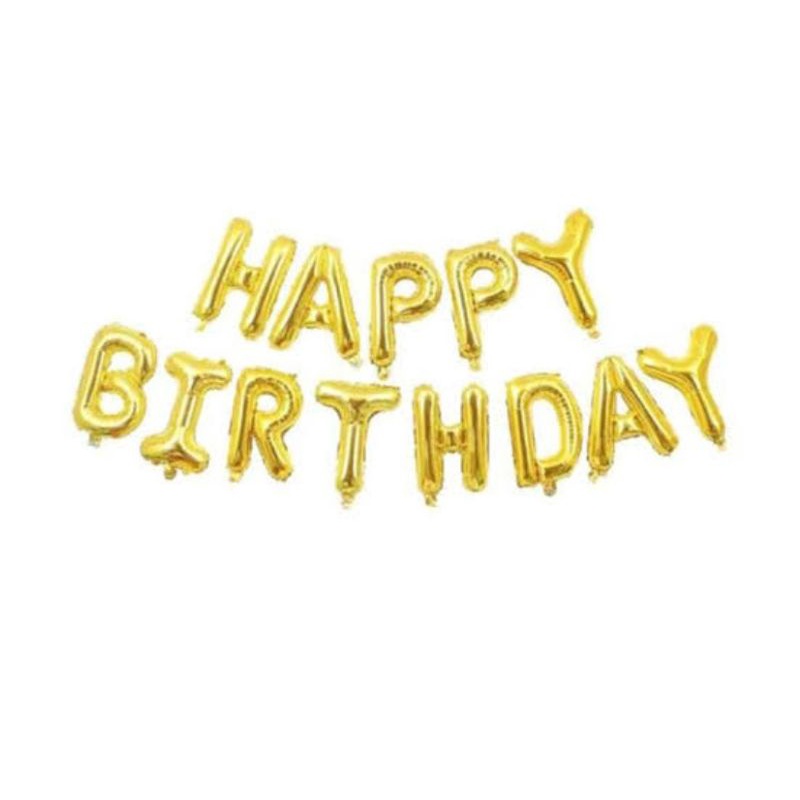 balon tulisan HAPPY BIRTHDAY