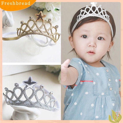 (Fresh) Bandana Lucu Model Mahkota Princess Untuk Bayi / Anak Perempuan