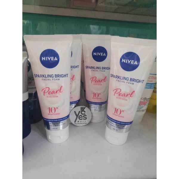 Nivea Cewek Cowok Men Extra Bright 10x Effect 100ml Dark Spot Minimizer Foam Bersihkan Noda Hitam Sabun Cuci Muka Wanita micro Serum Pria Laki Man