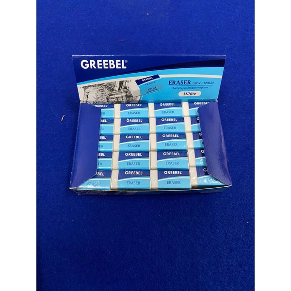 GREEBEL Penghapus Putih/Eraser GBW-120640 (pak)