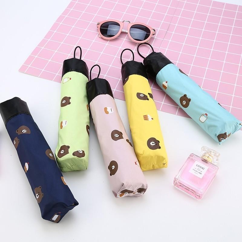 [COD] PAYUNG LIPAT KARAKTER BERUANG - PAYUNG LIPAT BEAR MINI