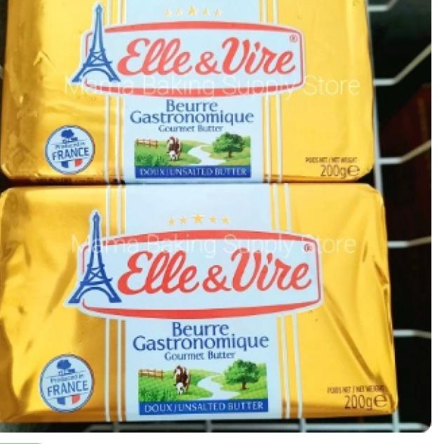 

BAYAR DITEMPAT✔️ELLE and VIRE Doux UNSALTED Gourmet Butter 200gr|KD1