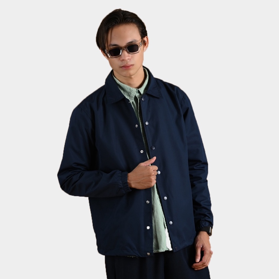Coach Jacket Basic Premium / Coach Jaket Pria / Windbreaker Basic Pria Wanita