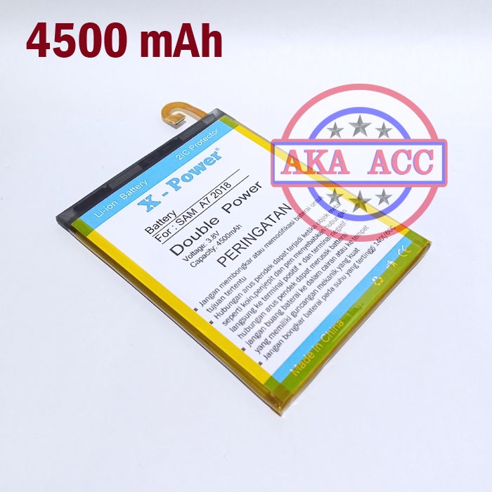 Baterai Samsung Galaxy A7 2018 A750 A750F Batu Batre Tanam Double Power